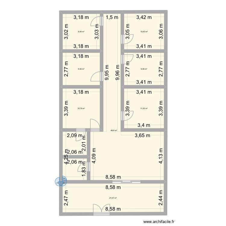 Azbciconception. Plan de 0 pièce et 0 m2