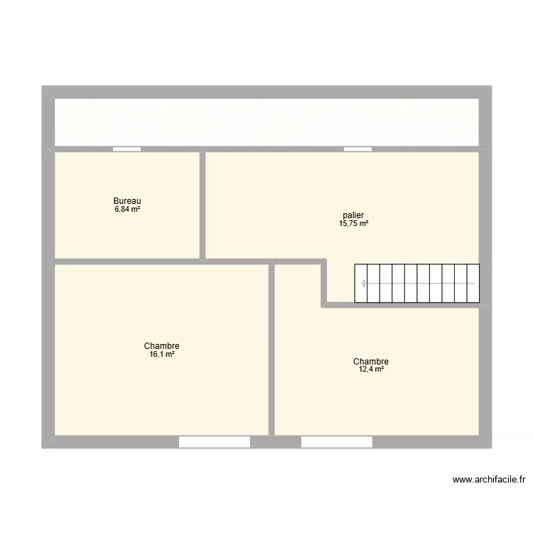 286 dessein cavron 1er. Plan de 5  et 60 m²