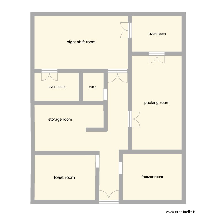 2.0. Plan de 8 pièces et 127 m2