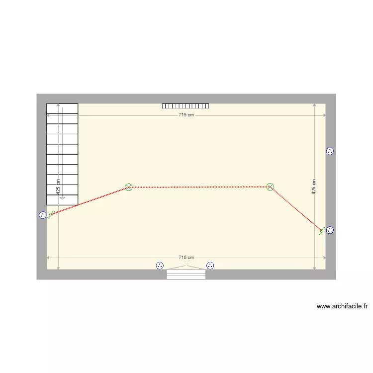 audion selles sur cher - ETAGE. Plan de 