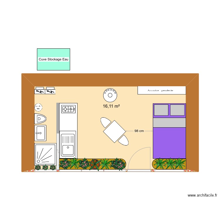CabanAD V.tiny. Plan de 0 pièce et 0 m2