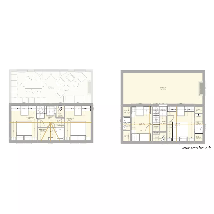soulac. Plan de 46 et 307 m² soulac. Plan de 46 et 307 m²