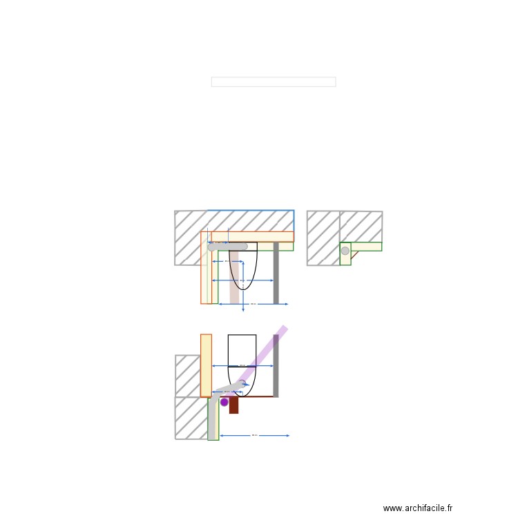 angle WC 1er. Plan de 0 pièce et 0 m2