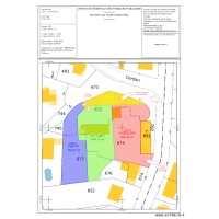 Coueron 3 parcelles sur plan cadastre V2
