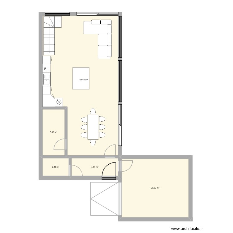 Projet 2. Plan de 0 pièce et 0 m2