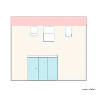 + Projet Façade 3 fenêtres asym.