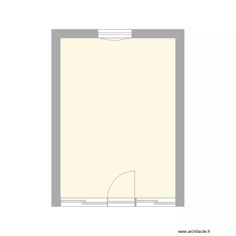 RECOUVRANCE. Plan de 1  et 16 m²