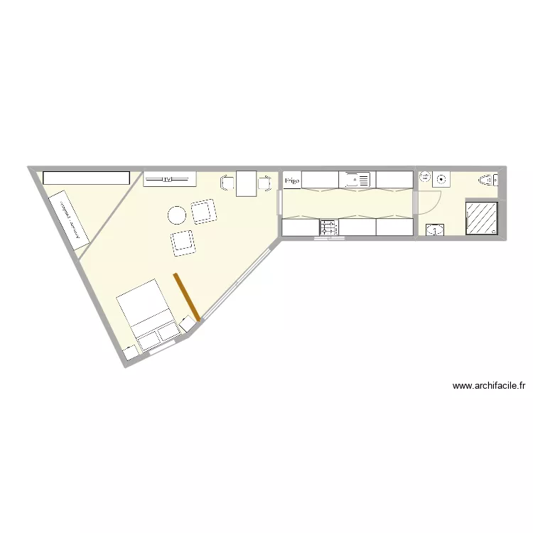 Plan Studio Maison GBH new. Plan de 