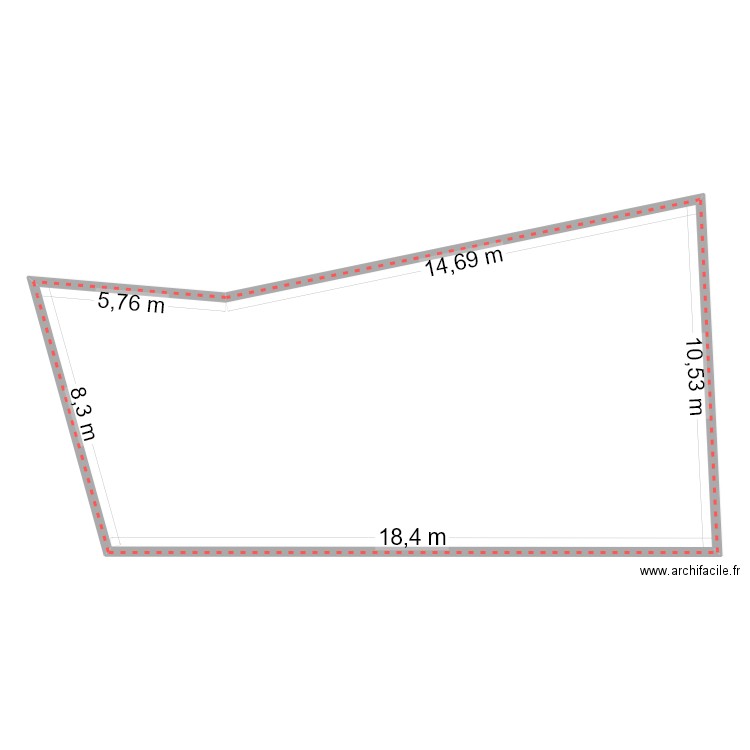 PLAN. Plan de 1 pièce et 168 m2