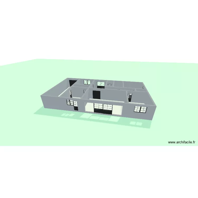 Maison Ressaix. Plan de 