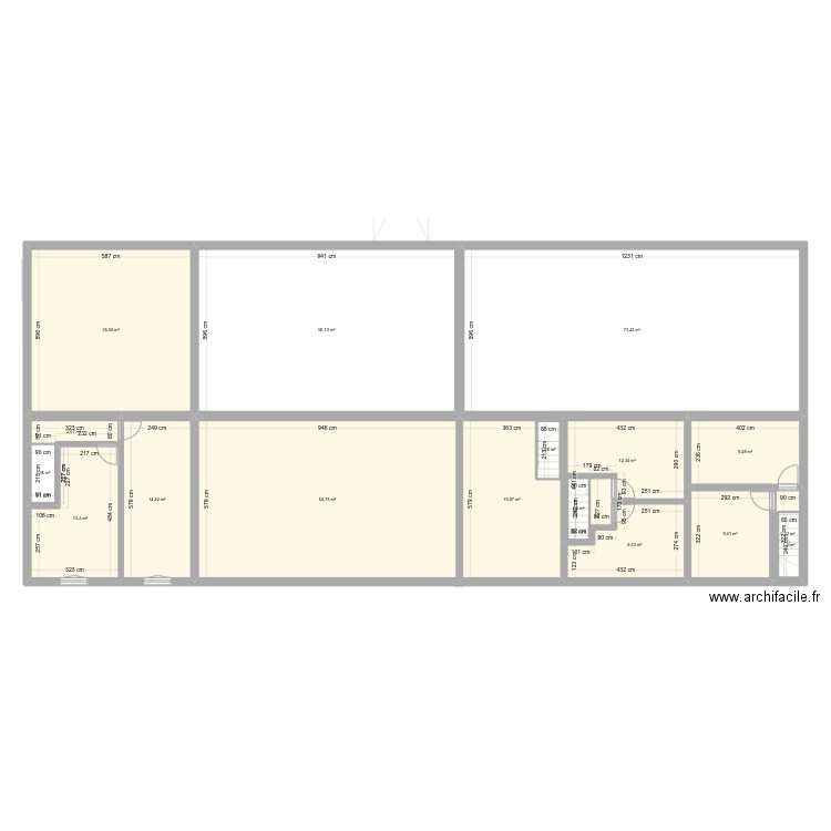 Angelique 1 .3. Plan de 32 pièces et 638 m2