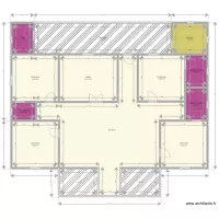 Plan de fondation d\'une maison T5