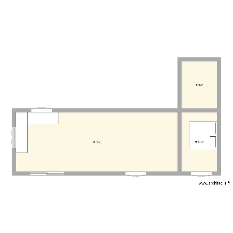 Casa Rural 3. Plan de 3 pièces et 69 m2