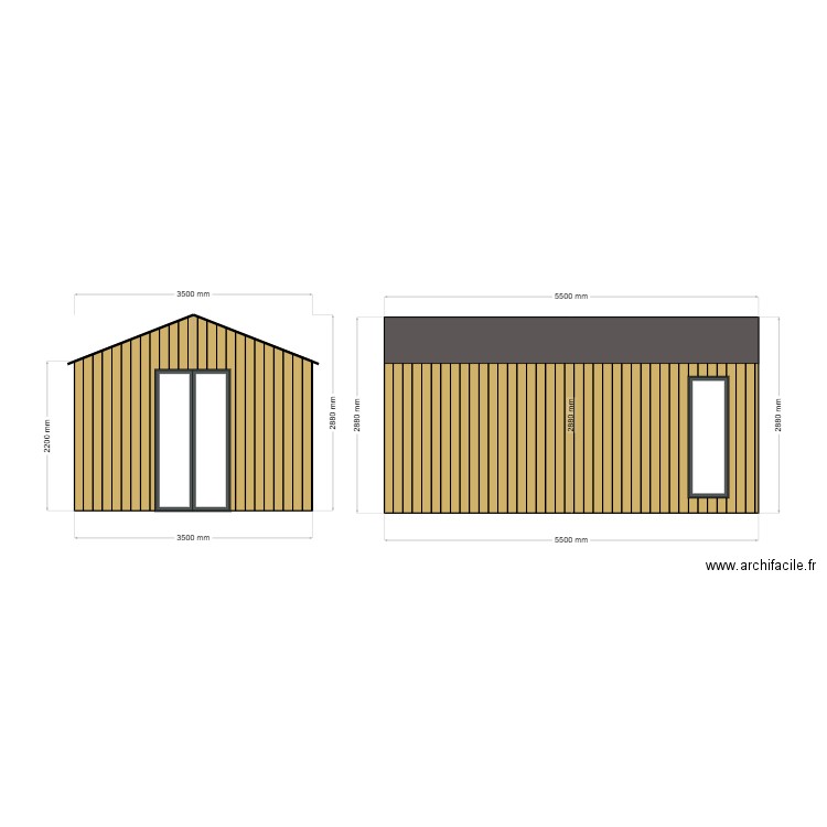 Bidard facade. Plan de 0 pièce et 0 m2
