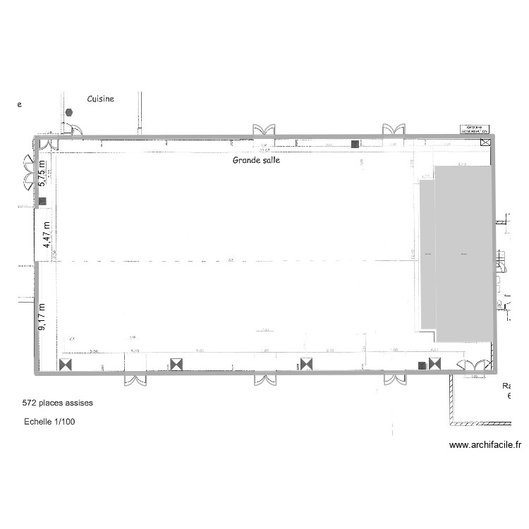 Salle Les 4 Vents. Plan de 0 pièce et 0 m2