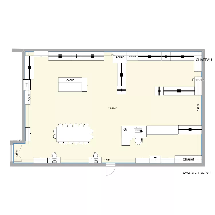 Atelier 1ere. Plan de 