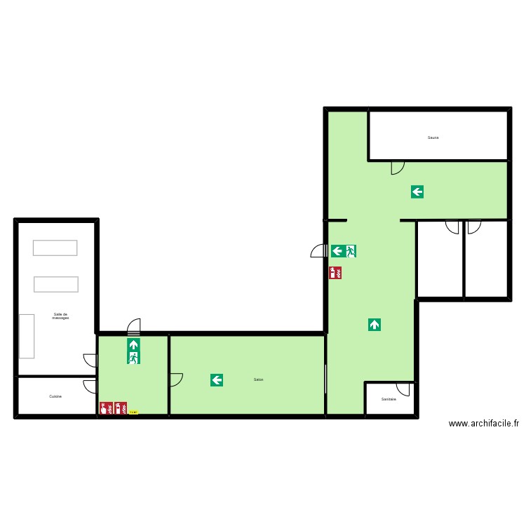 SPA la bonne adresse. Plan de 7 pièces et 246 m2