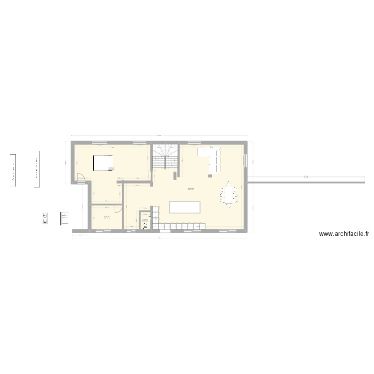 Marennes new audrey. Plan de 4 pièces et 142 m2