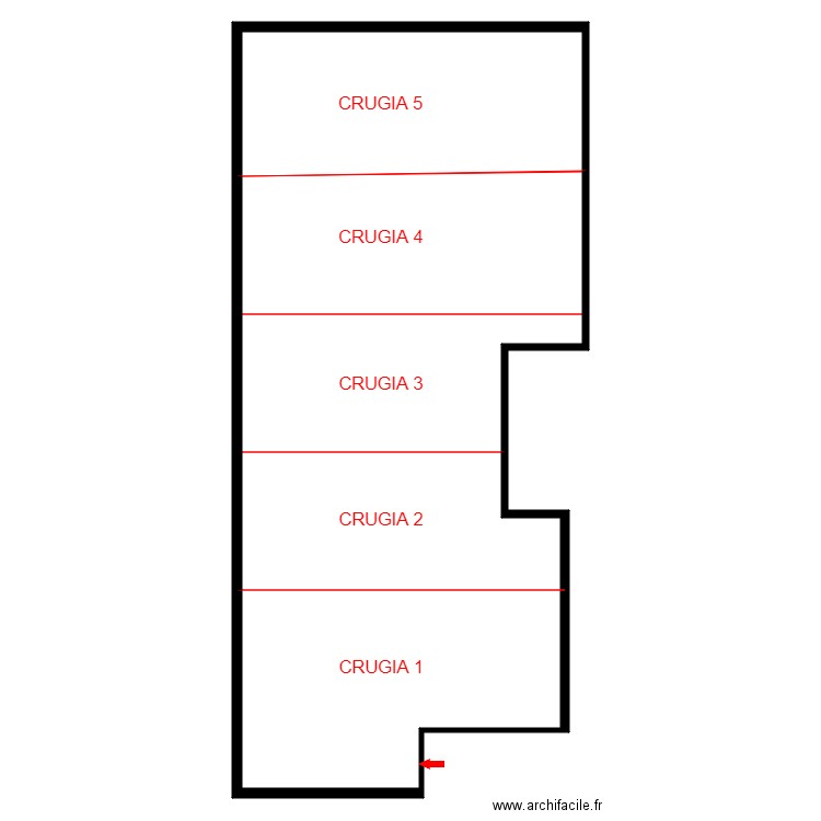 local 2. ed. parcel·la 2. escaldes. Plan de 5 pièces et 301 m2