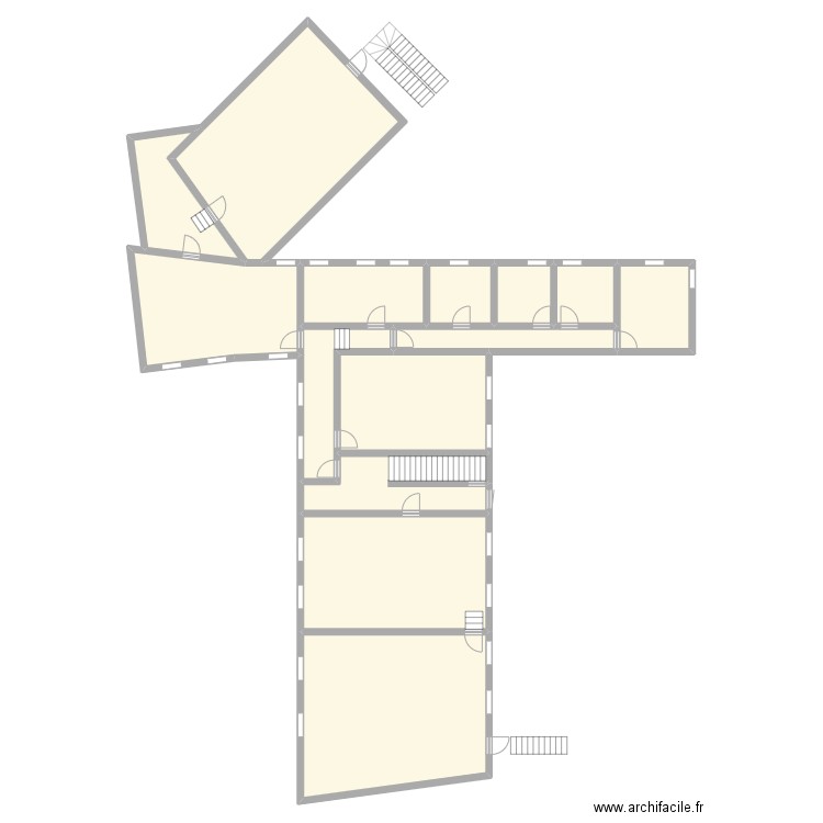 anseroeul +1.1. Plan de 14 pièces et 324 m2