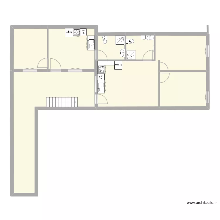 Plan complet R do outeiro N7 rdc configuracao. Plan de 19  et 231 m²