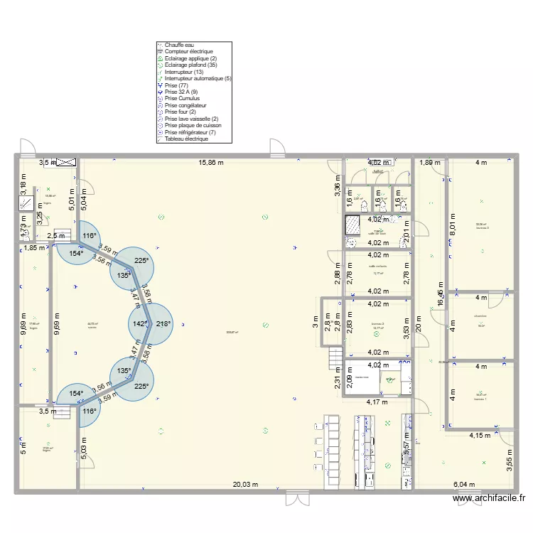 projet salle avec elec. Plan de 
