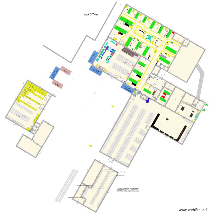 CENTRALE 2025.2. Plan de 31 pièces et 3538 m2