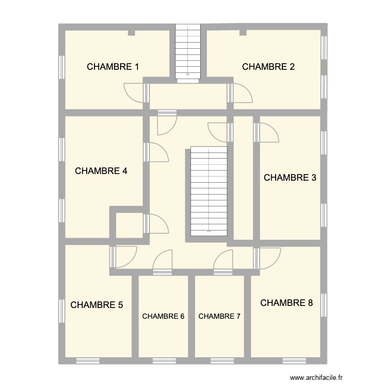 CHALET 1ER 2TAGE. Plan de 0 pièce et 0 m2