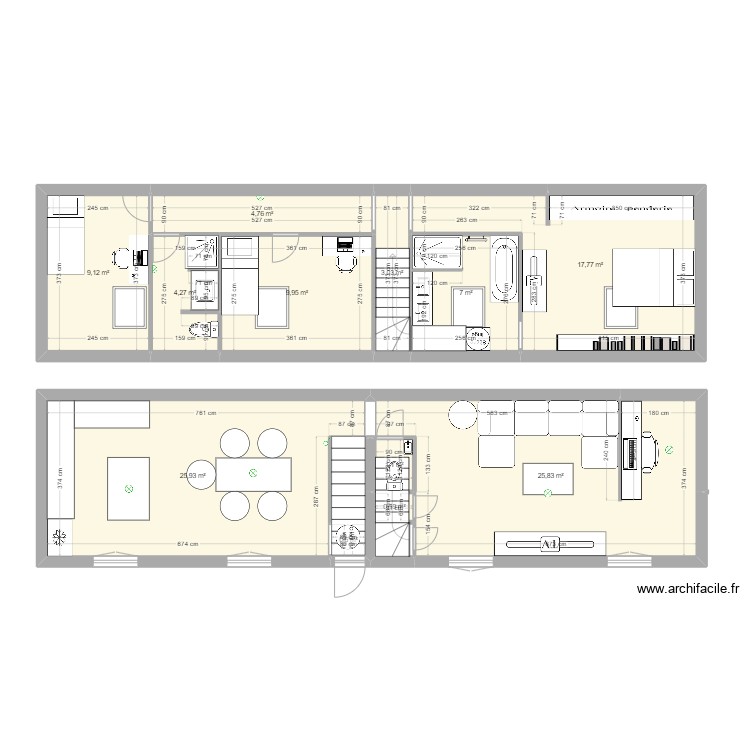 future appart esc milieu 1 v2. Plan de 0 pièce et 0 m2
