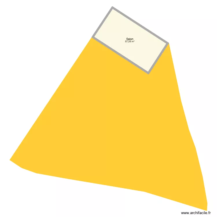 plan kevin. Plan de 1  et 57 m²