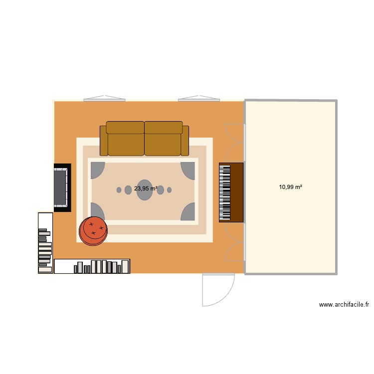 Jussieu. Plan de 0 pièce et 0 m2