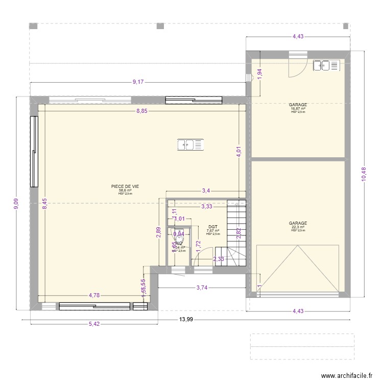 plan apres modification lionel. Plan de 12 pièces et 176 m2
