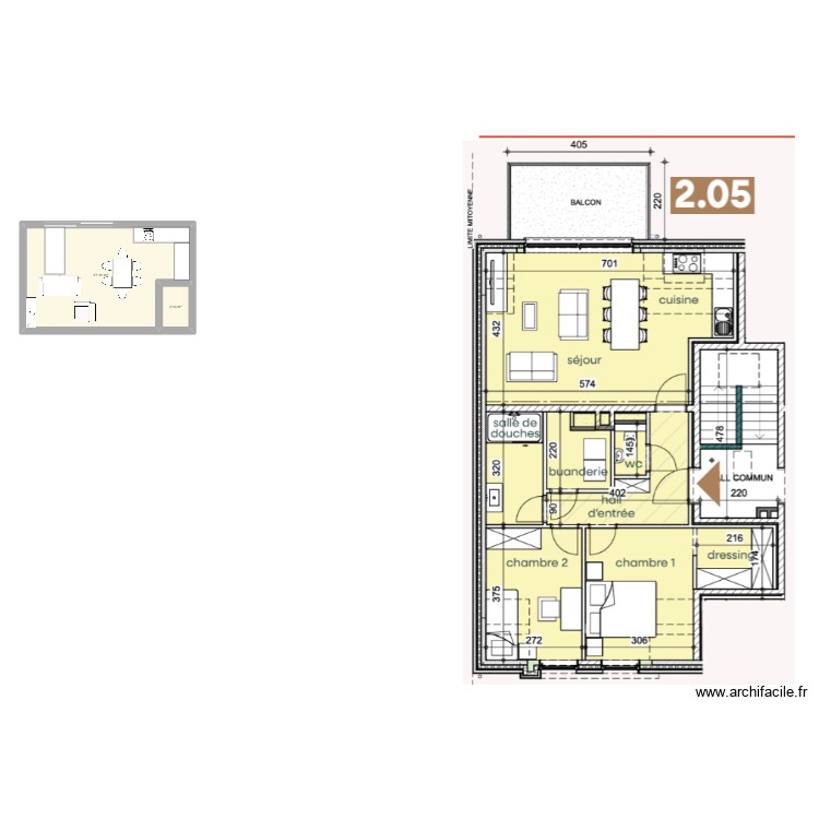 appart. Plan de 0 pièce et 0 m2 appart. Plan de 0 pièce et 0 m2