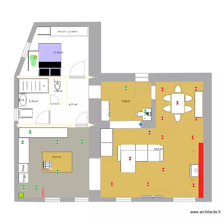 Bransat. Plan de Bransat. Plan de