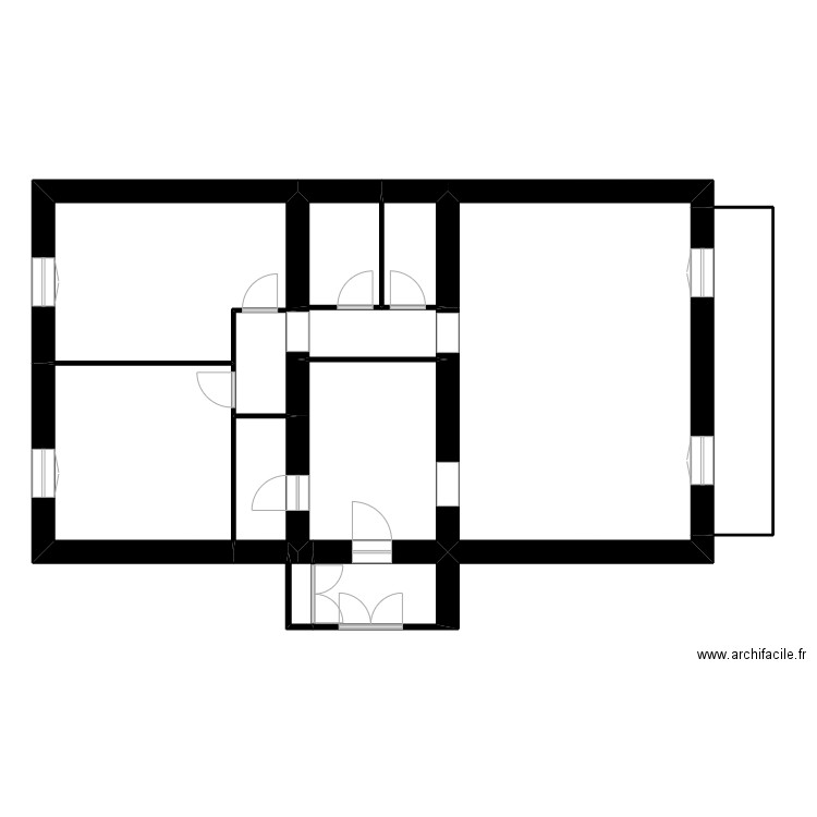 AKIRA. Plan de 11 pièces et 119 m2
