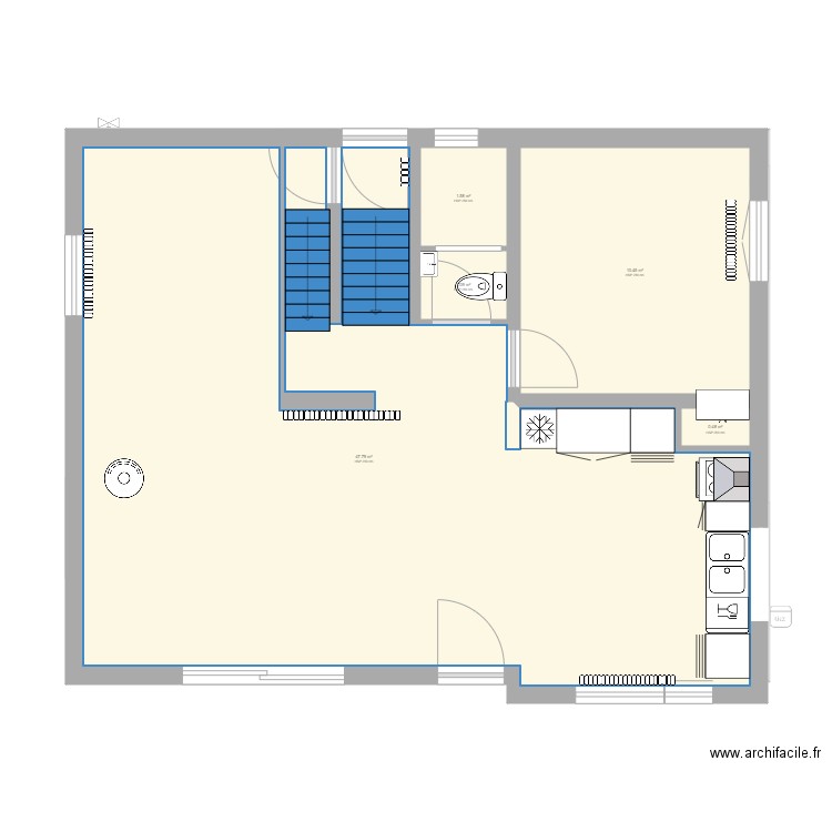 Maison VANNES_RdC rénové. Plan de 28 pièces et 307 m2