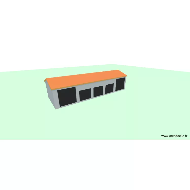 ancienne cantine 1. Plan de 1  et 95 m²