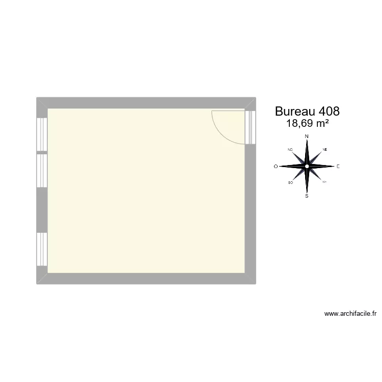 Bureau R 408. Plan de Bureau R 408. Plan de