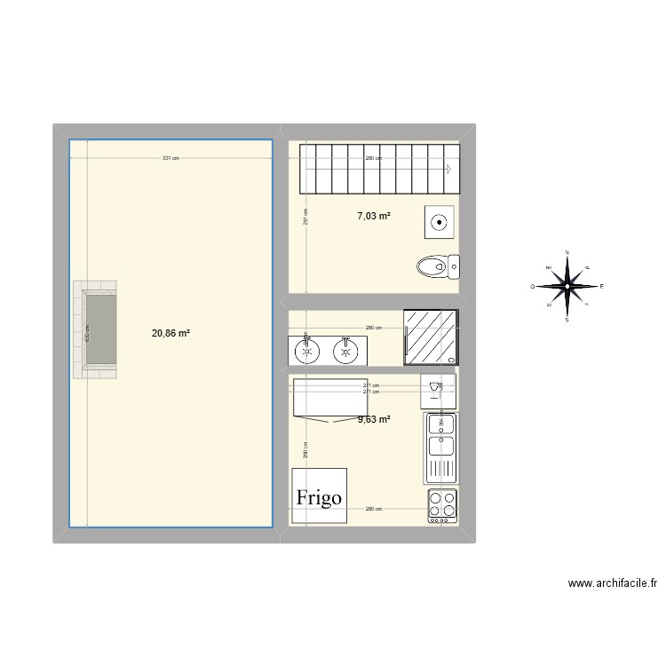LA GARDETTE. Plan de 0 pièce et 0 m2