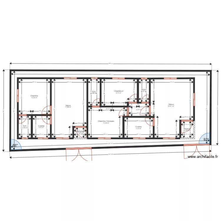 obambi plateau R.D.C 2. Plan de 