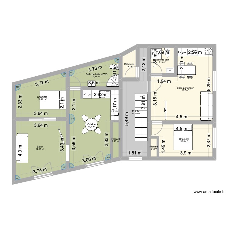 RENAGE_RDC. Plan de 0 pièce et 0 m2
