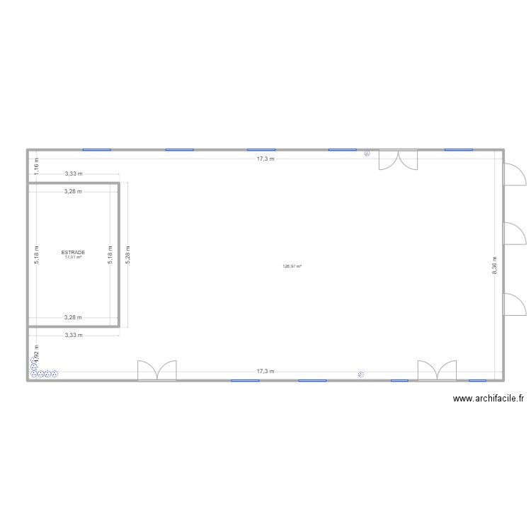 SALLE LOUCHES ECHELLE. Plan de 0 pièce et 0 m2