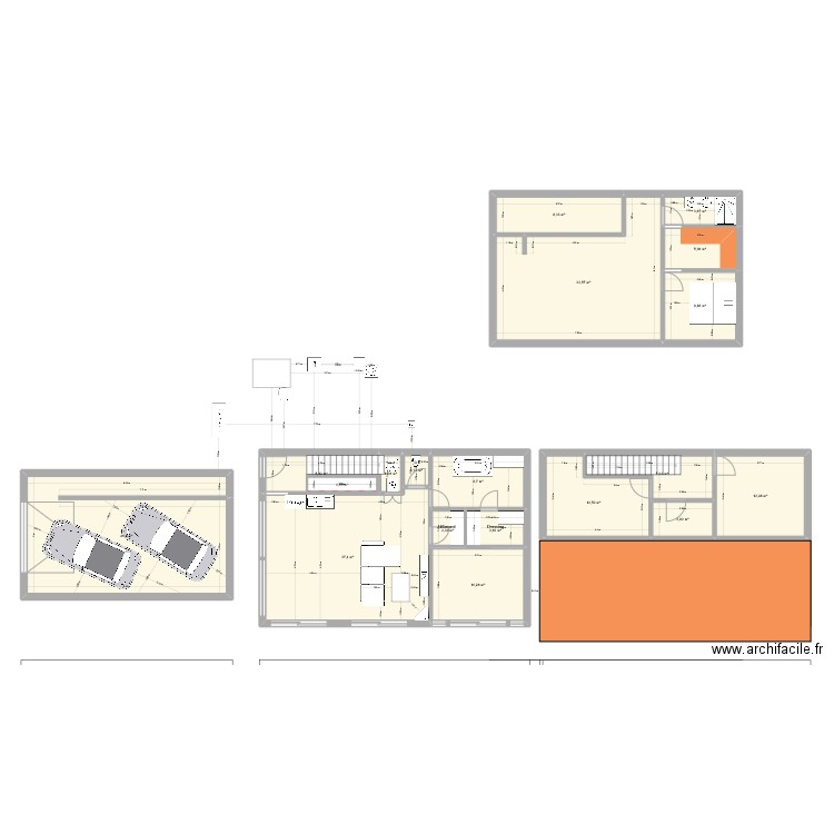 a n°2. Plan de 19 pièces et 213 m2