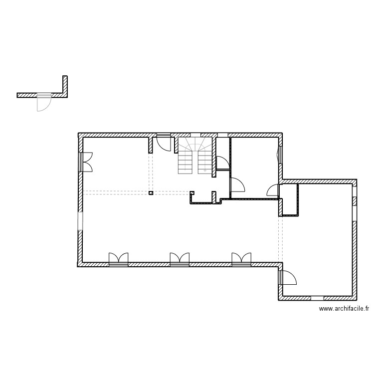 Plan saint peray . Plan de 2 pièces et 108 m2