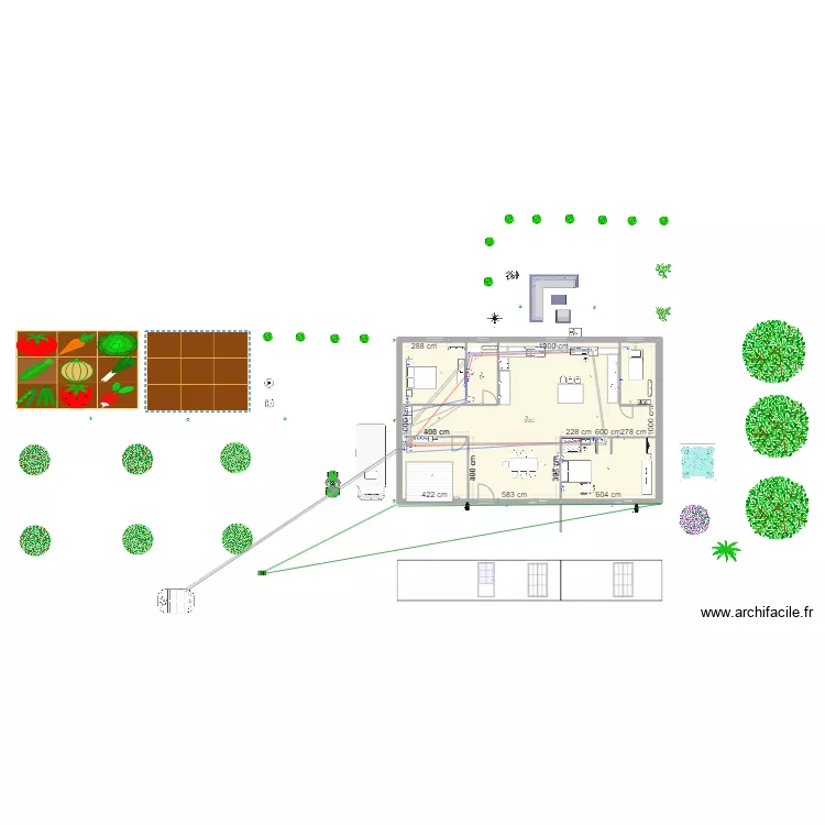 maison bois seb jm. Plan de 