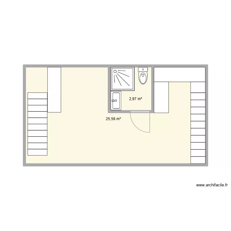 GTELEC. Plan de 2 pièces et 29 m² GTELEC. Plan de 2 pièces et 29 m²