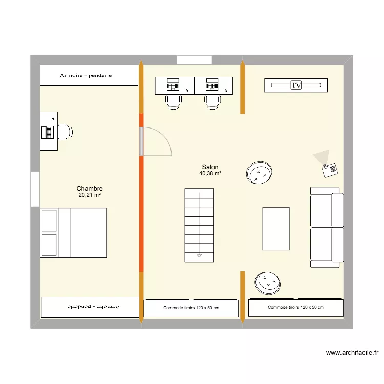 Combles Normandie. Plan de 