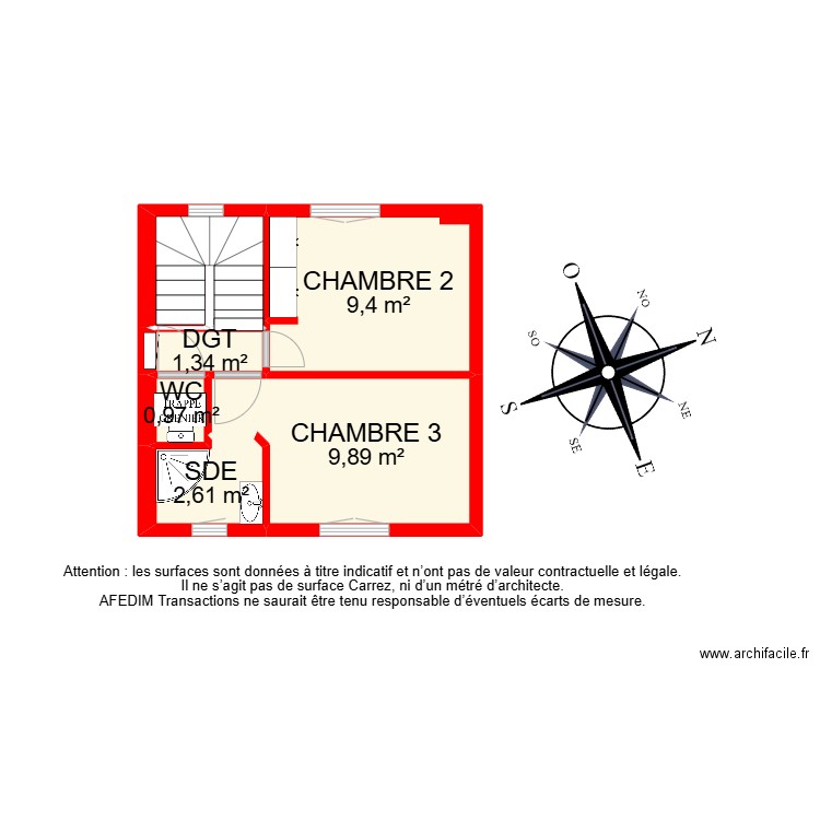 BI 25796. Plan de 35 pièces et 538 m2