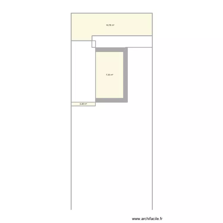 jardin. Plan de 3 Pièces et 19 m² jardin. Plan de 3 Pièces et 19 m²