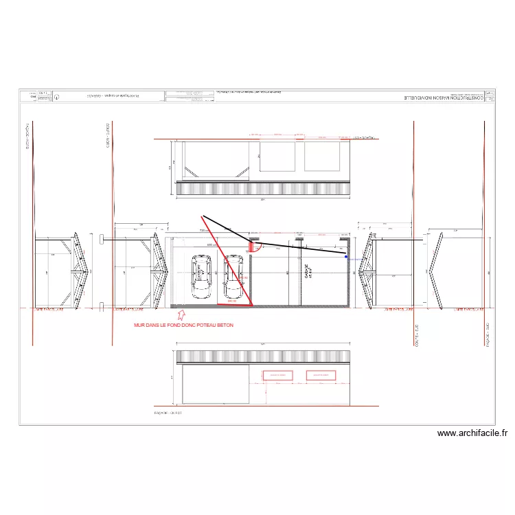 ALIM GARAGE. Plan de ALIM GARAGE. Plan de